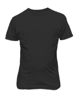 T-shirt Zwart